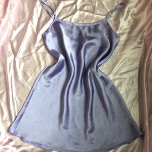 Lilac slik slip dress
